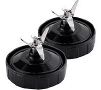 Equust 2-pack 7-Fins Extractor Blade Assembly Blender Blade Replacement Parts Compatible with Nurti Ninja Blenders Auto iQ BL480 BL482 BL642 BL682 NN102