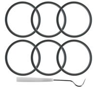 Equust 6-pack Sealing Gaskets Replacement Parts Fits for NutriBullet Blenders 600w/900w Extractor Blade