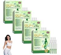 EQVP GLP-1 Six-in-One Health Solution Oral Liquid, Advanced GLP-1 Oral Liquid, Multi-Action GLP1 Oral Solution, Natural EQVP GLP1 Six in One Oral Solution for All Men and Women (4 Pack)
