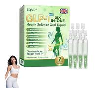 EQVP GLP-1 Six-in-One Health Solution Oral Liquid, Advanced GLP-1 Oral Liquid, Multi-Action GLP1 Oral Solution, Natural EQVP GLP1 Six in One Oral Solution for All Men and Women (1 Pack)