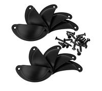 EQWQSIXD 10 Pieces Victorian Cup Shell Kitchen Cupboard Drawer Cabinet Door Pull Handle b