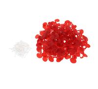 EQWQSIXD 100 Pieces Pinless Peepers Chicken Pheasant Poultry Blinders Spectacles Glasses