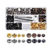 EQWQSIXD 12.5MM 40/80/100/120/140 Sets/lot Metal Snap Buttons Fasteners DIY Fixing Press Studs Clothing Bags Sewing Tool, Style 5