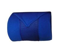 EQWQSIXD 4 Pieces Horse Leg Wraps Fleece Thick for Race Equestrian Accessories Exercising Blue, 250x12cm