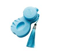 EQWQSIXD Calligraphy Ink Holder with Lid Pool Ink Well for Writings Paintings Drawing blue, length 12cm