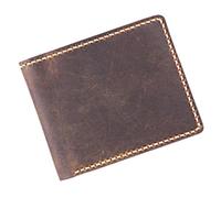 EQWQSIXD DIY Leather Purse Kit Leather Blanks Set for Making Bifold Wallet Brown