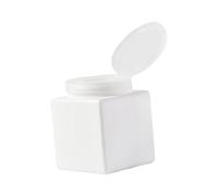 EQWQSIXD Laundry Powder Storage Container White Laundry Room Decor Farmhouse with Lid