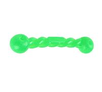 EQWQSIXD Rubber Pet Dog Puppy Fake Bone Shape Chew Toy Molar Teeth Clean Toy Green S