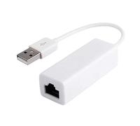 EQWQSIXD USB to Ethernet Adapter Foldable 10/100Mbps Support Windows 98 for Tabletop