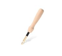 EQWQSIXD Wood Punch Needle Portable Handled Copper Head Curtain Towel Table Cloth Embroidery Stitching Quilting Needles Small 50