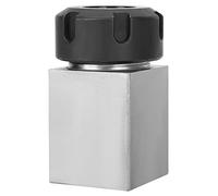 ER - 25 Square Collet Chuck Block Holder 3900-5123, CNC Lathe Engraving Machine Tool, High Precision Hard Steel Collet Holder with Through Hole for Long Parts Machining, Spring C
