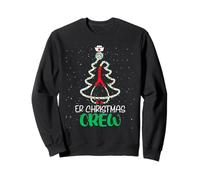 ER Christmas Crew Tree Emergency Room Funny Xmas Nurse ER Sweatshirt