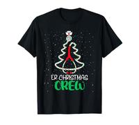 ER Christmas Crew Tree Emergency Room Funny Xmas Nurse ER T-Shirt