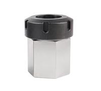 ER Collet Block ER25 ER32 ER40 Square/Hexagonal Collet Block Chuck Holder ER Spring Seat for CNC Lathe Engraving Machine(Square,ER25)