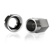 ER Collet Chuck Block ER25 ER32 ER40 Square Spring Chuck Collet Holder for Lathe Engraving Cutting Machine 1Pcs (Size : Square ER 40)