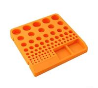 ER Collet Storage Box for CNC Lathes for - 60 Hole Spring Collet Rack Compatible with ER25/32, High-Grade PP Tool Storage Container for 5S Workshop Management(80 Holes Collet)