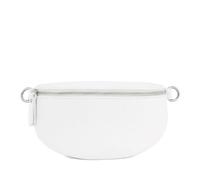 ER Direct Bumbag for Ladies, Italian Genuine Leather Fashion Belt Sling Multipurpose Adjustable Chest and Shoulder Bag for Women (White-Medium)