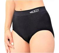 ER Direct Ladies Slimming Pants STV Seamless Bum Tummy Control Shapewear Briefs Knickers Assorted Colours (3 Pack) (UK, Alpha, L, Regular, Regular, Black)