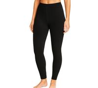 ER Direct Ladies Thermal Long Johns, Polyester Viscose Blend, UK Sizes S-3XL, Winter Base Layer Leggings, Machine Washable, Pack of 2 (UK, Alpha, XL, Regular, Regular, Black)