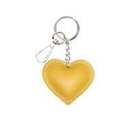 ER Direct Metallic Real Leather Solid Leather Heart Love Keyring Bag Hang Purse Mobile Phone Keyring Key Chain Gift