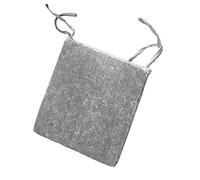 ER Direct New Crushed velvet seat pads Super Soft Thick and comfortable Foam Filled Seat Cushions For Outdoor Kitchen Dining Room Garden Chairs (Silver)