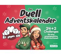 Er gegen Sie: Der Duell Adventskalender: 24 Spiele, Rätsel & Challenges für Paare, Frauen & Männer | Erlebt eine unvergessliche Weihnachtszeit (Duellbuch)