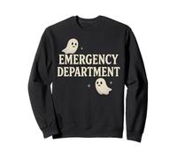 ER Halloween Emergency Department Cute Ghost Design Spooky Sweatshirt