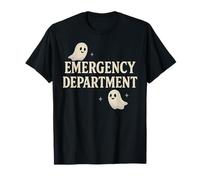 ER Halloween Emergency Department Cute Ghost Design Spooky T-Shirt