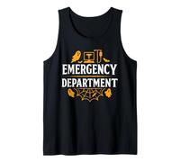 ER Halloween Emergency Department Ghosts Haunted Hospital Tank Top