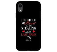 Er hat mein Herz gestohlen So stehle ich seinen Surname | Ehemann Case for iPhone XR