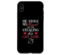 Er hat mein Herz gestohlen So stehle ich seinen Surname | Ehemann Case for iPhone XS Max