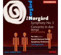 NORGAD/SEGERSTAM/DANISH NATL RADIO CHOIR & SYM: SYMPHONY 3/CONCERTO IN DUE - CD