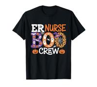 ER Nurse Boo Crew Funny Halloween Ghosts Nurse T-Shirt