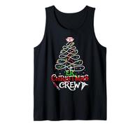 ER Nurse Christmas Crew Nursing Stethoscope Christmas Tree Tank Top