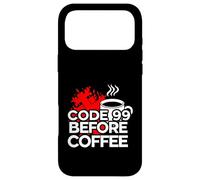 ER Nurse Code 99 Before Coffee Medical Humor Case for iPhone 17 Pro Max