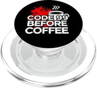 ER Nurse Code 99 Before Coffee Medical Humor PopSockets PopGrip for MagSafe