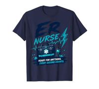 ER Nurse Ready for Anything Every Second Counts Emergency Nu T-Shirt