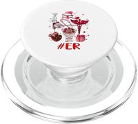 ER Nurse Tools Hearts Flowers Valentine's Day Joke Single PopSockets PopGrip for MagSafe