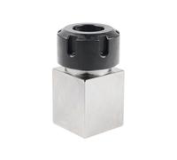 ER Square Hex Collet Block ER/25/32/40 Block Chuck Holder Holder for CNC Engraving Machine(ER40,Hexagon)