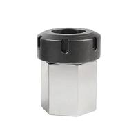 ER Square Hex Collet Block ER/25/32/40 Block Chuck Holder Workholding Holder for CNC Lathe Engraving Machine(Hexagon,ER32)