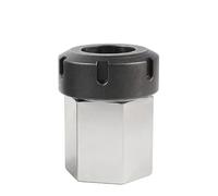 ER Square Hex Collet Block ER/25/32/40 Block Chuck Holder Workholding Holder(Hexagon,ER25)