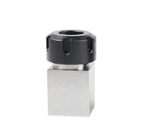 ER Square Hex Collet Block ER/25/32/40 Block Chuck Holder Workholding Holder(Square,ER40)