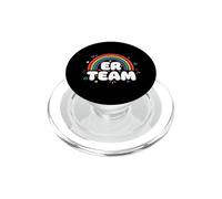 ER Team Rainbow Healthcare Worker PopSockets PopGrip for MagSafe