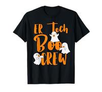 ER Tech Boo Crew Halloween Costume Match Emergency Room T-Shirt