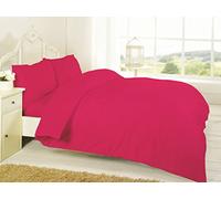 ER Traders Ltd 100% Egyption Cotton Soft Luxurious Quality 200 Thread Count Duvet Set or Flat Sheet or Fitted Sheet or Pillow Case Single Double King Super King (Double - Flat Sheet, Red)