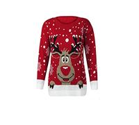 ER Traders Ltd (Reindeer on The Wall - Red, UK XL)