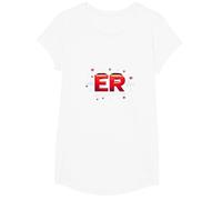 ER: Where The Real Drama is - Medical Humor T-Shirt, Girls, White, Medium