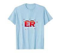 ER: Where The Real Drama is - Medical Humor T-Shirt, Men, Baby Blue, XXL