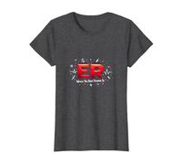 ER: Where The Real Drama is - Medical Humor T-Shirt, Women, Dark Heather Grey, S