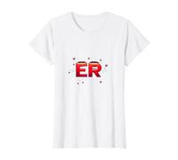 ER: Where The Real Drama is - Medical Humor T-Shirt, Women, White, XL